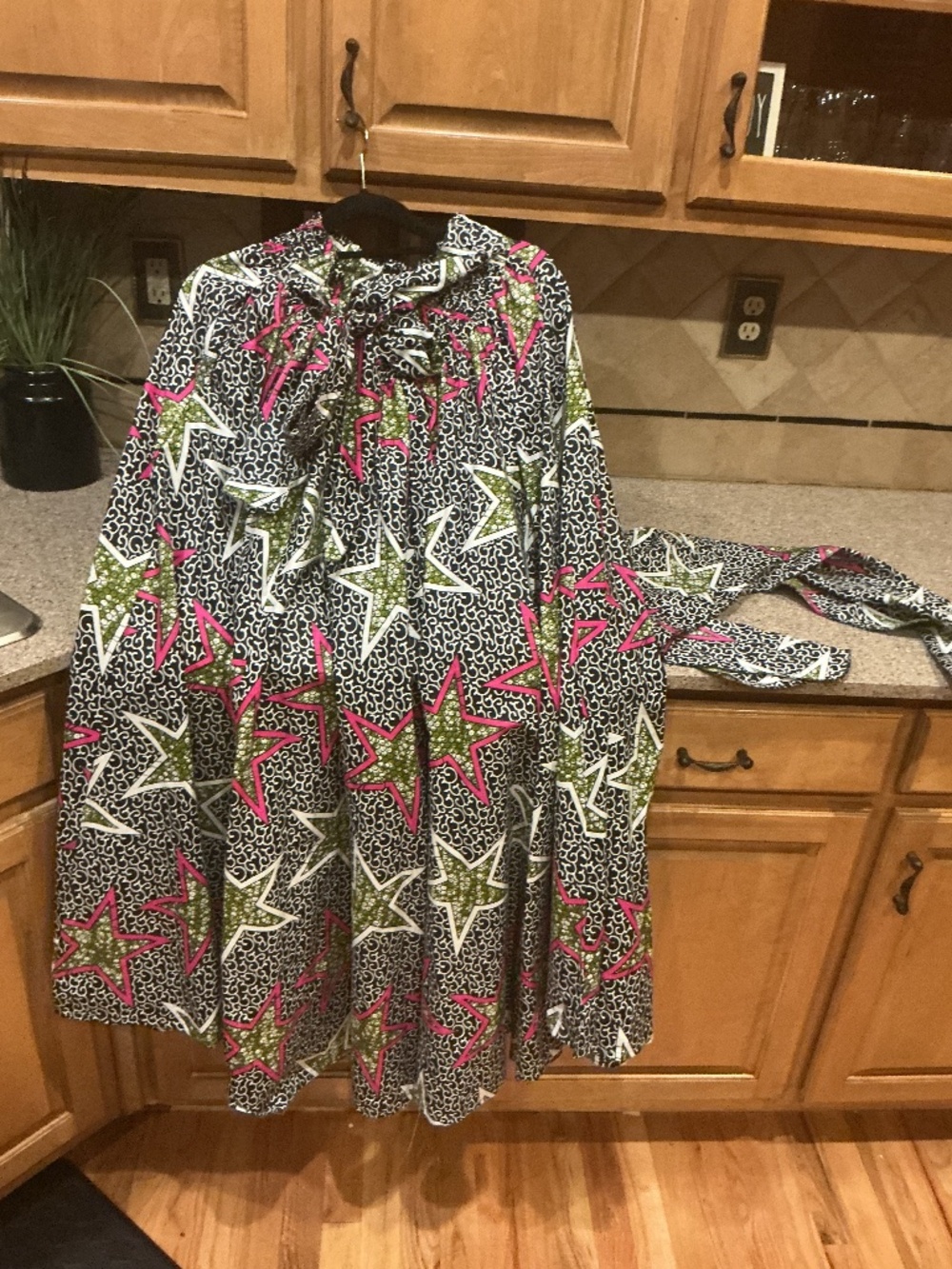 New Star Studded Skirt with Belt and Scarf